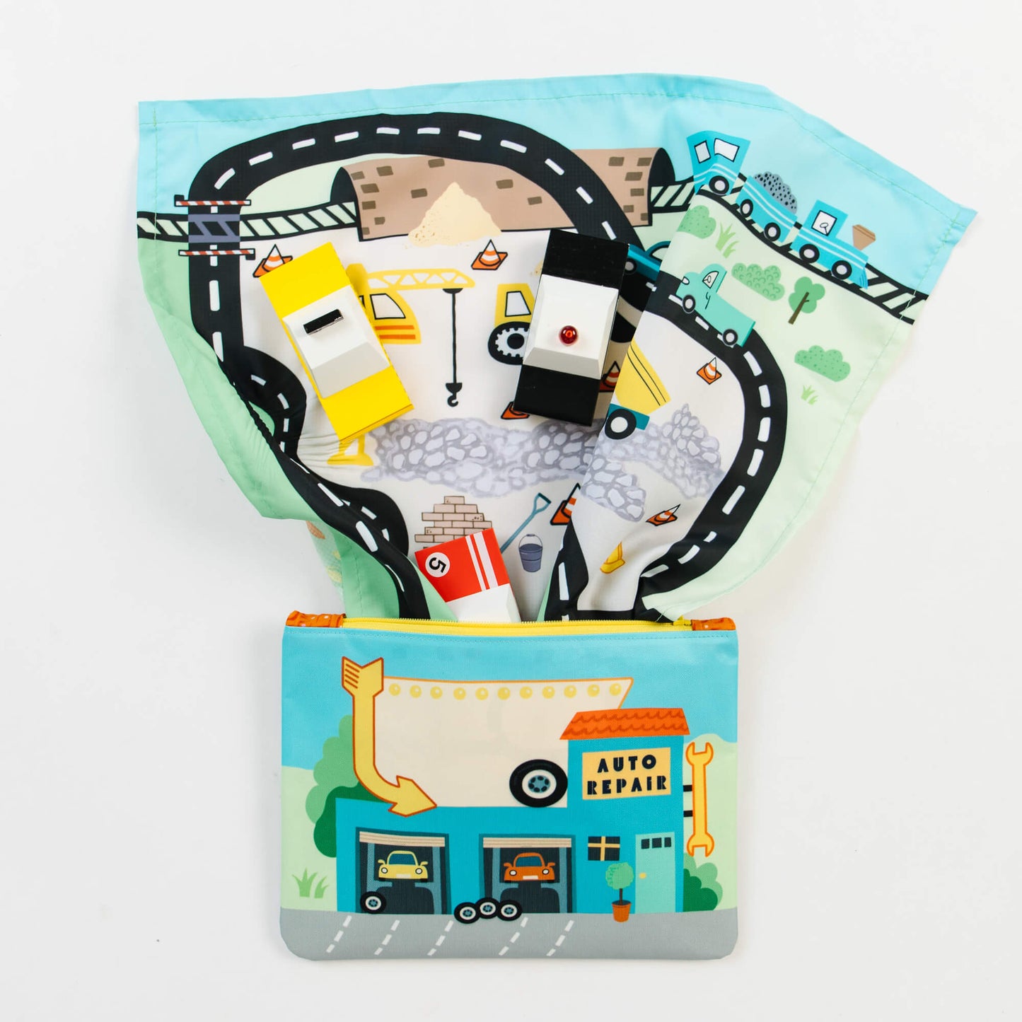Toy Car Mat with Cars - All-in-One Travel Play Set – BrightSprig