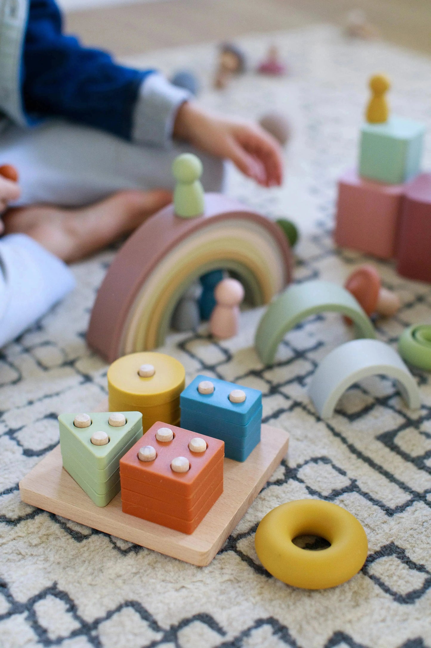 LYTL Montessori Playroom Bundle – 6 Toys in use