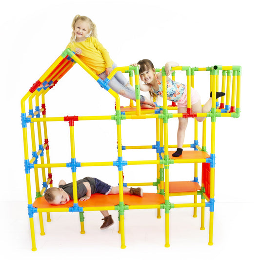TubeLox Triple Deluxe Building Set + 3 Storage Bags – BrightSprig
