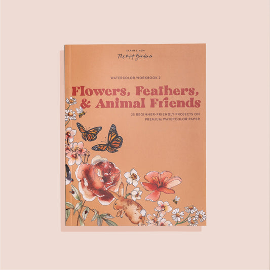 Watercolor Workbook: Flowers, Feathers, and Animal Friends – BrightSprig
