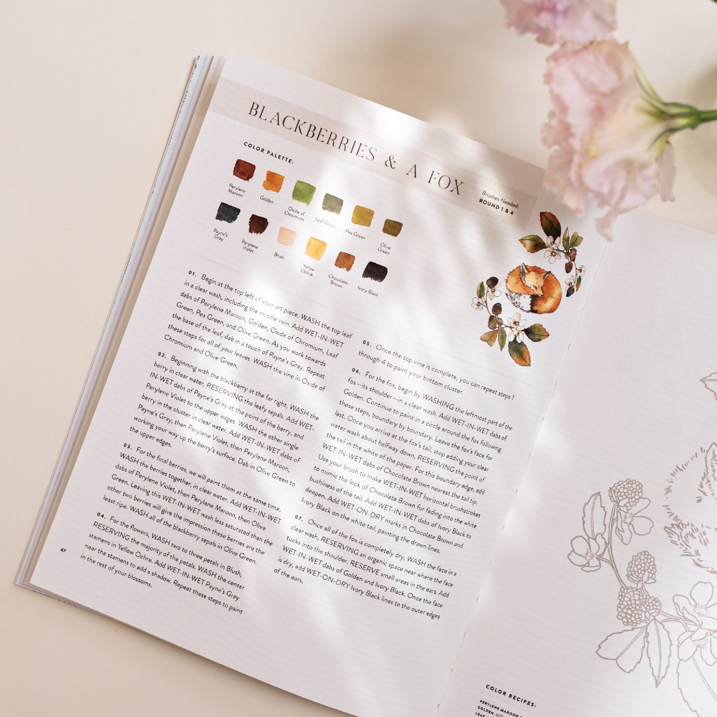 Watercolor Workbook: Flowers, Feathers, and Animal Friends – BrightSprig
