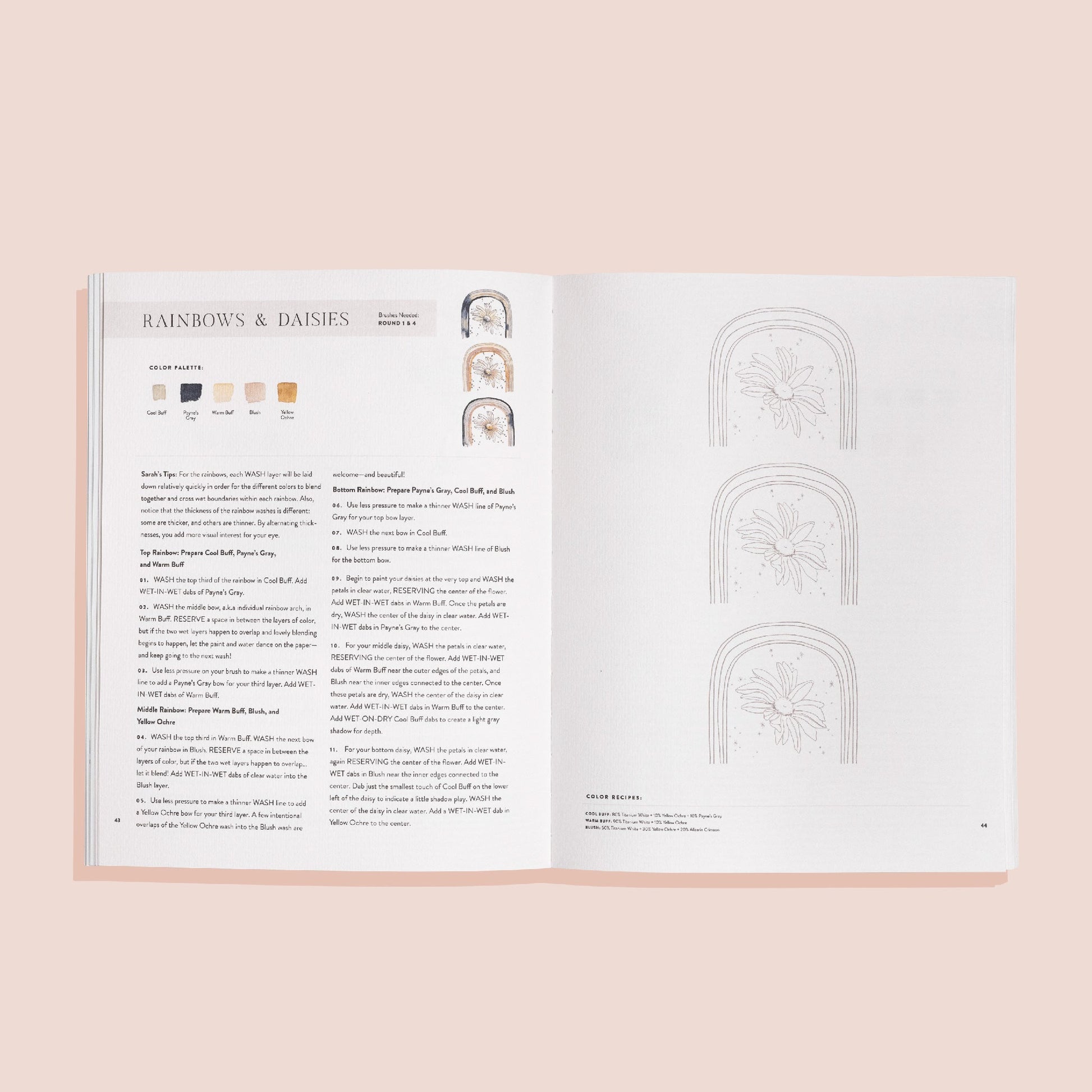 Watercolor Workbook: Flowers, Feathers, and Animal Friends – BrightSprig