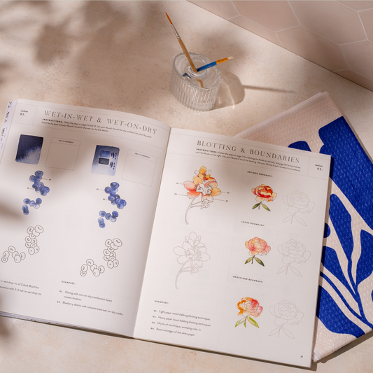 Watercolor Workbook: Café in Bloom – BrightSprig