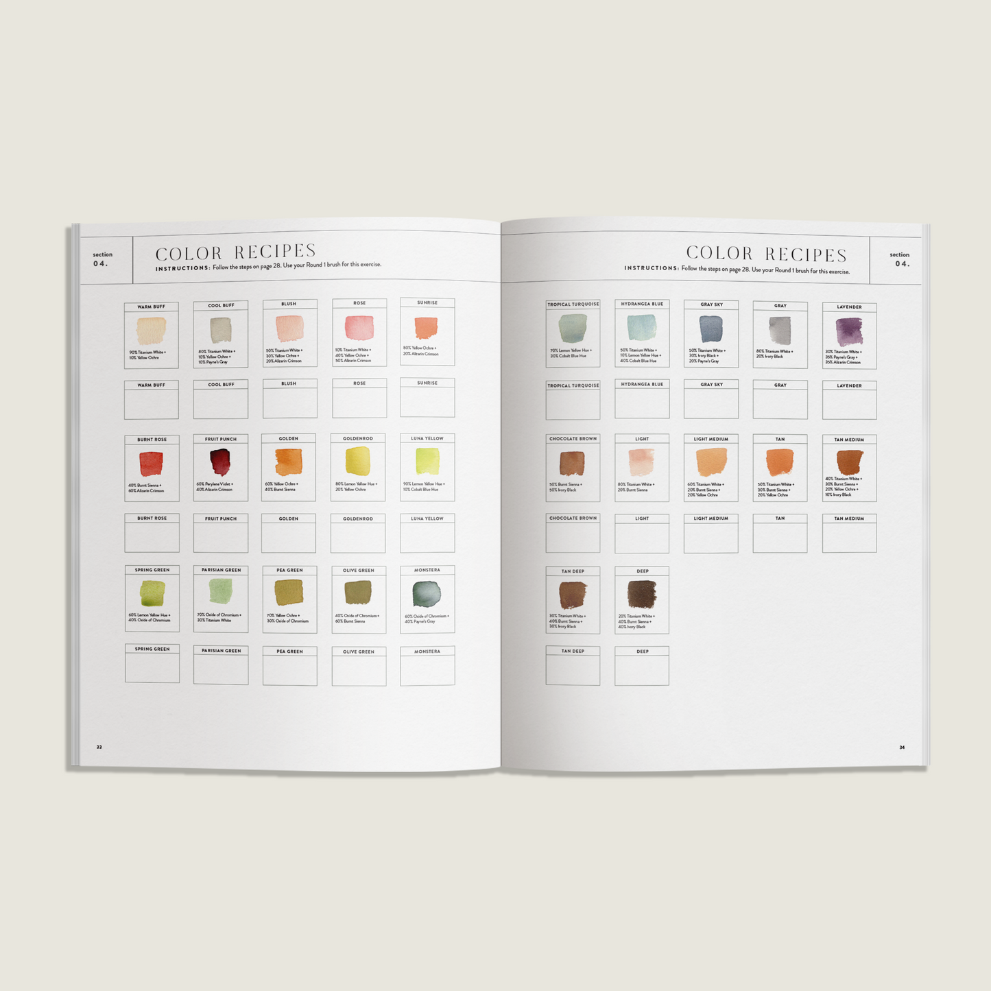 Watercolor Workbook: Café in Bloom – BrightSprig