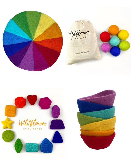 Wildflower Rainbow Party Sorting Set – BrightSprig