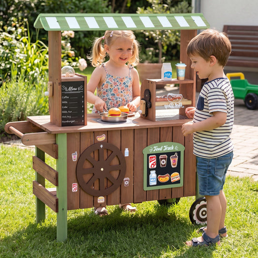Wooden Grocery Store Pretend Play Set – BrightSprig
