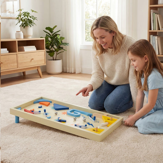 Wooden Pinball Machine with 3 Balls for Kids 8+ and Adults – BrightSprig
