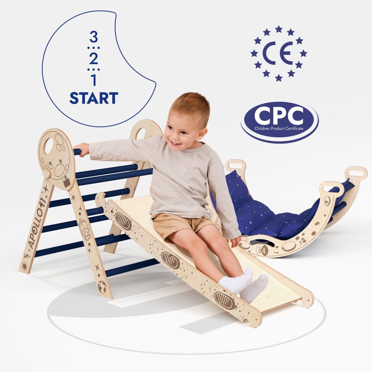Goodevas Apollo 4-in-1 Toddler Climbing Set by Goodevas – BrightSprig