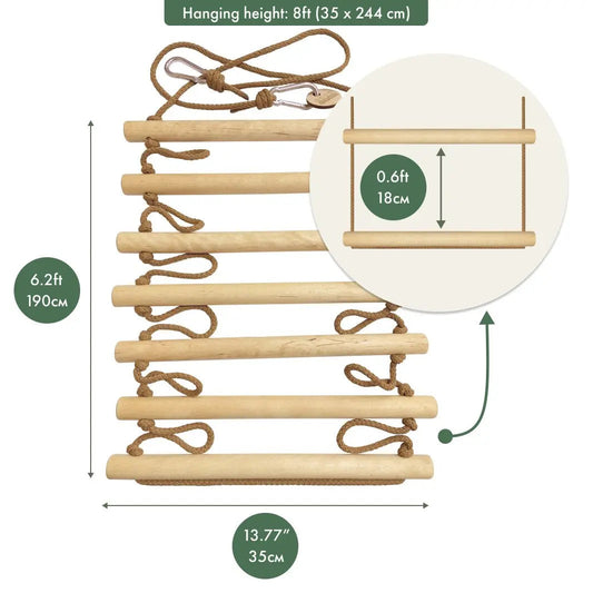 Goodevas Climbing Rope Ladder for Kids by Goodevas – BrightSprig
