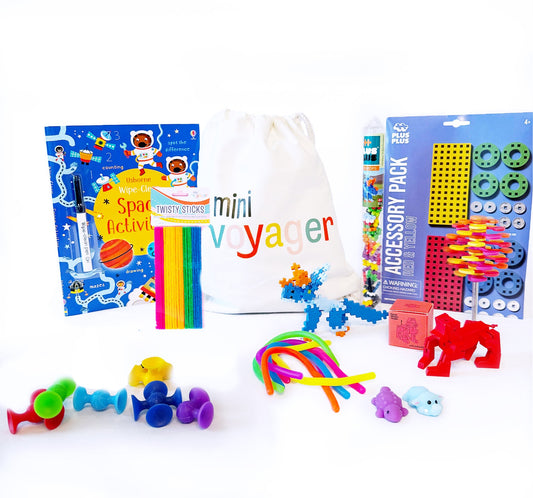 Mini Voyager STEM Jetsetter Activity Kit – Ages 5–7 – BrightSprig