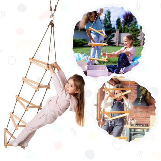 Goodevas Triangle Rope Ladder for Kids by Goodevas – BrightSprig