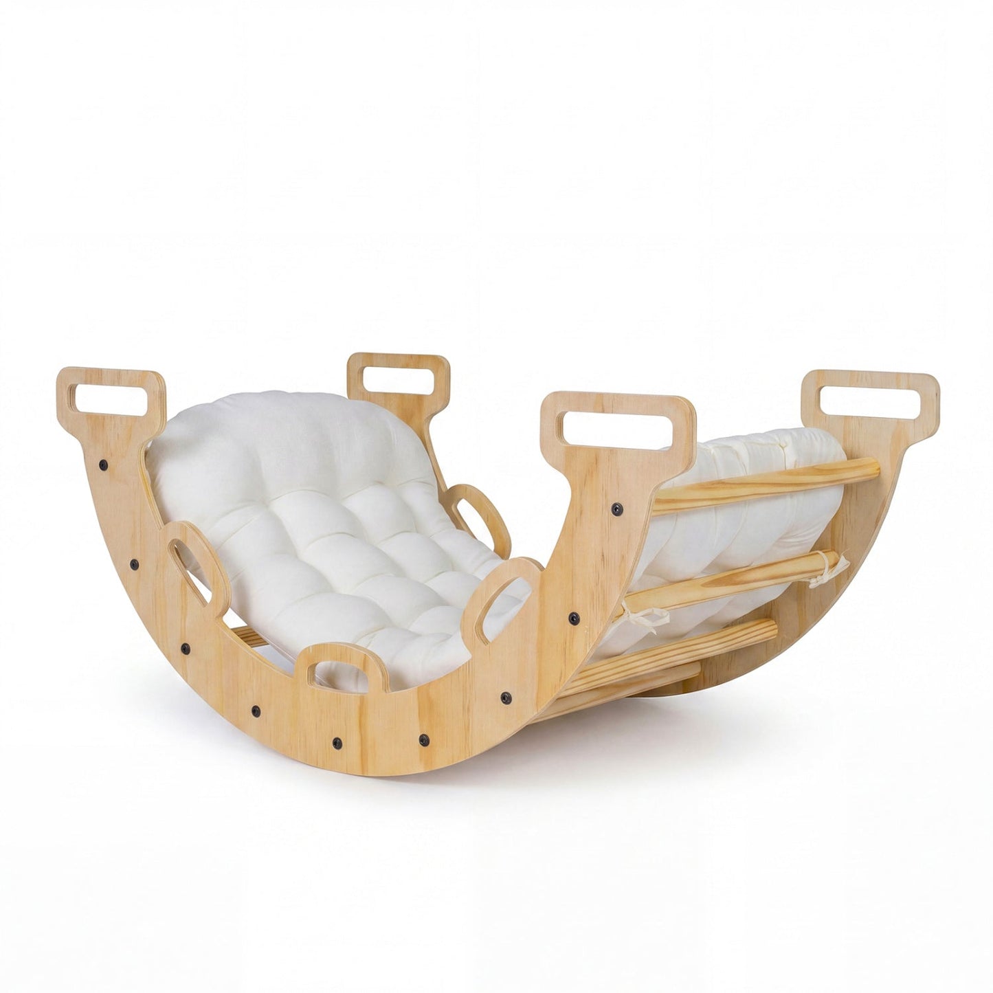 3-in-1 Wooden Montessori Climbing Arch & Rocker – BrightSprig