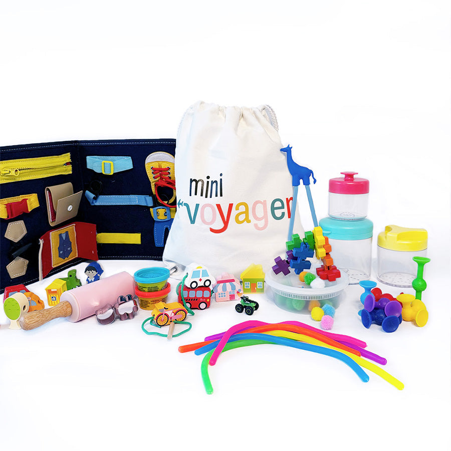 Mini Voyager Wiggly Jetsetter Activity Kit – Ages 1–3 – BrightSprig