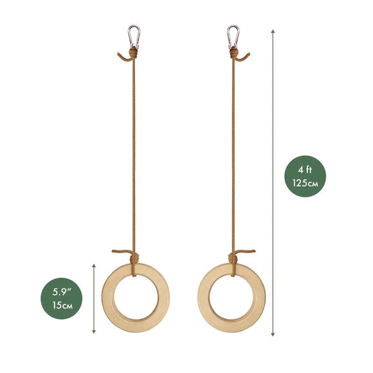 Goodevas Wooden Gymnastic Rings for Kids by Goodevas – BrightSprig
