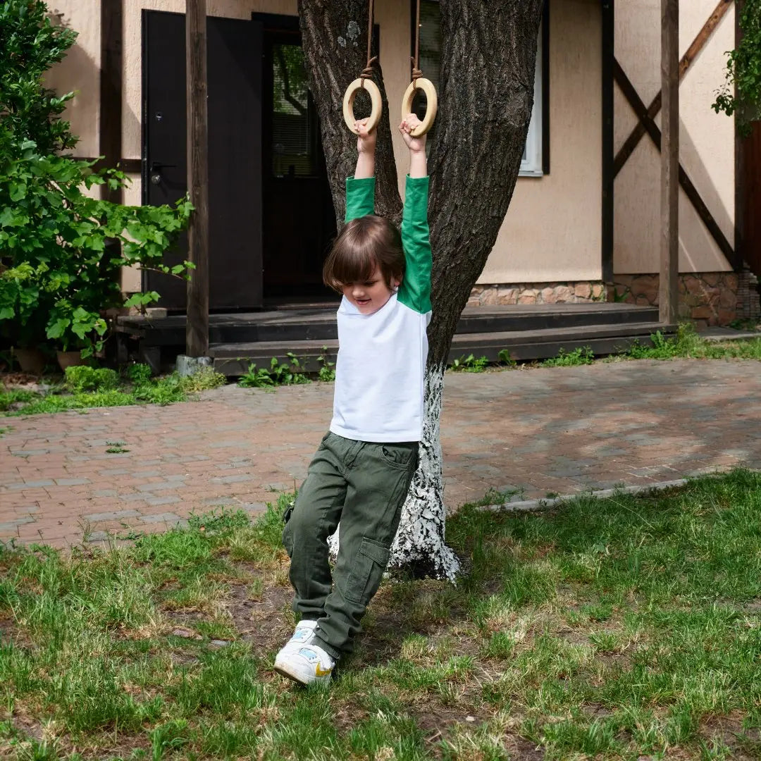 Goodevas Wooden Gymnastic Rings for Kids by Goodevas – BrightSprig